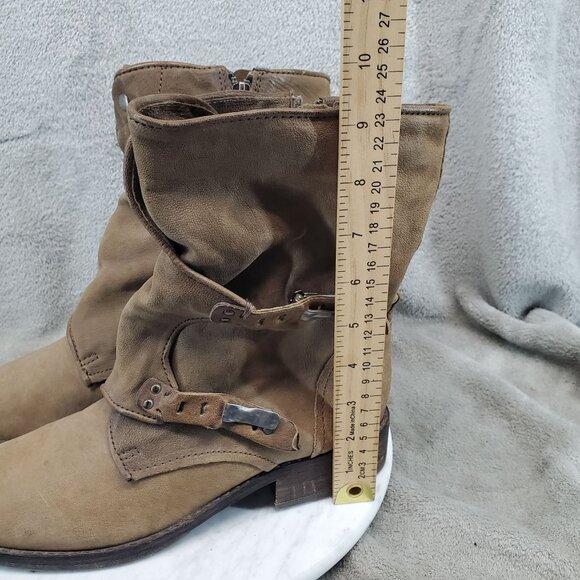 Sam Edelman Shoes Womens Size 9 Ridge Brown Leather Ankle Boots - Picture 4 of 9
